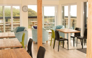 Dovecote eating area at Whitsand Bay Golf Club