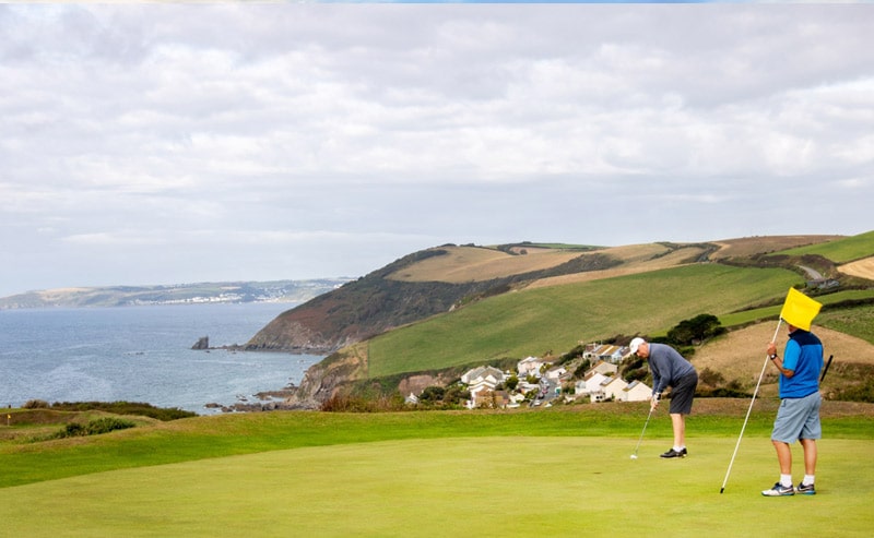 coastline views at Whitsand Bay Golf Club