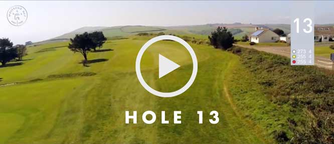 hole 13 Whitsand Bay golf club