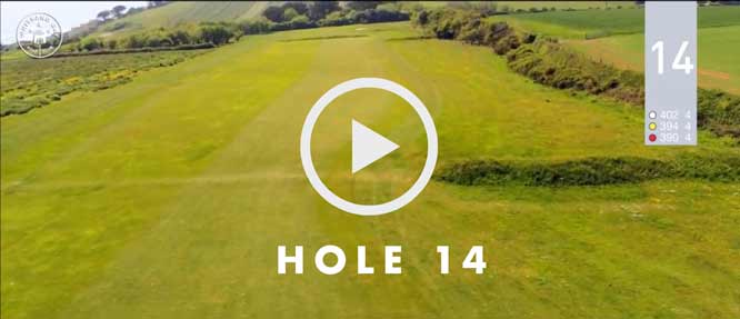 hole 14 Whitsand Bay golf club