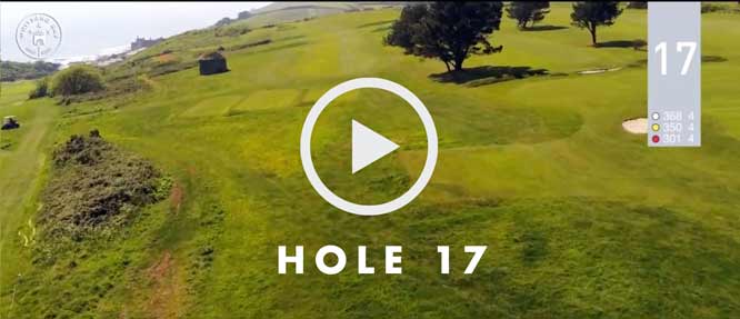 hole 17 Whitsand Bay golf club