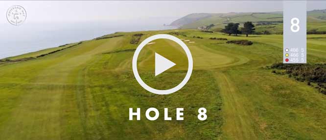 hole 8 Whitsand Bay golf club